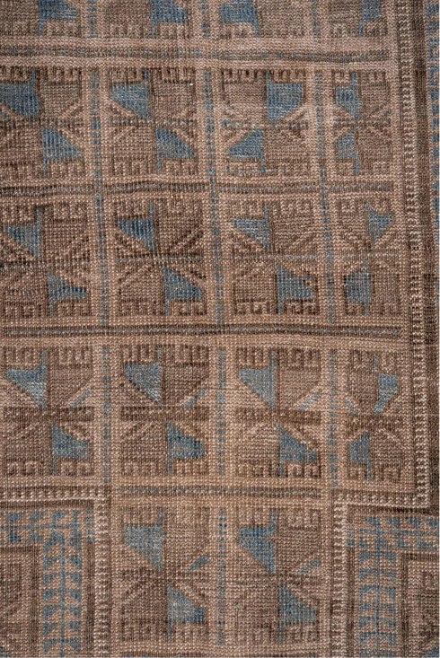 Antique Belouch Area Rug (2' x 4')